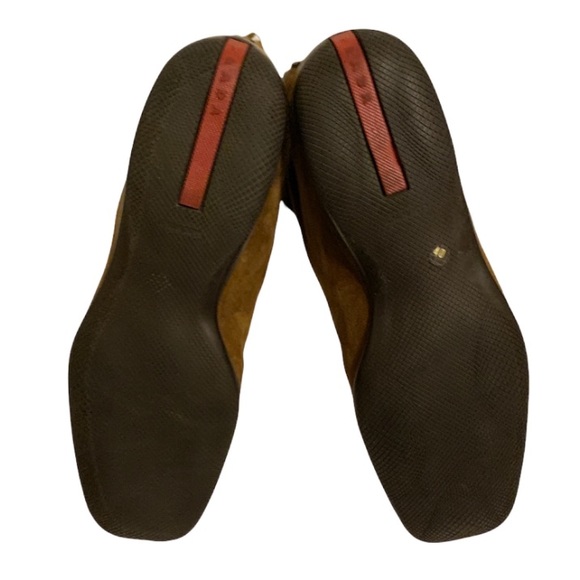 Prada Mid Calf Suede Boots - Picture 6 of 7